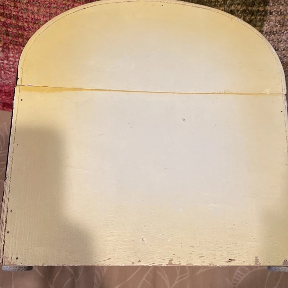 Vintage Paris Wooden Dome Top Metal Latch Box